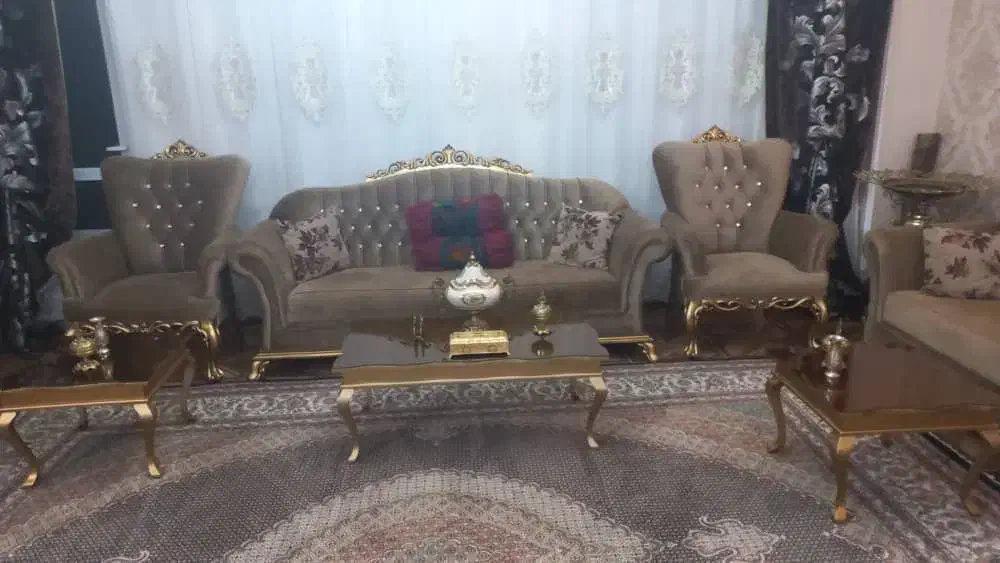 مبل راحتی نیمه استیل|مبلمان خانگی و میز عسلی|مرند, |دیوار