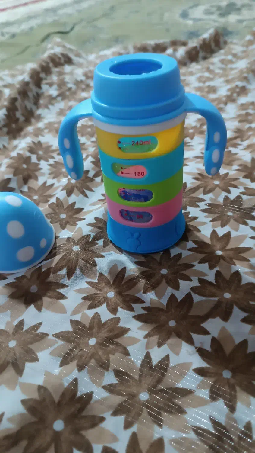 شیشه شیر  شیشه ای سایز بزرگ|اسباب و اثاث بچه|میرجاوه, |دیوار