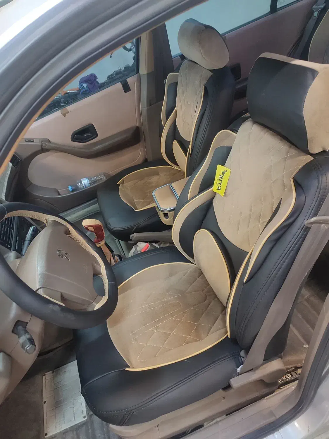 روکش صندلی تودوزی سیستم ضبط باند شیشه دودی|قطعات یدکی و لوازم جانبی|قم, شهرک خودرو|دیوار