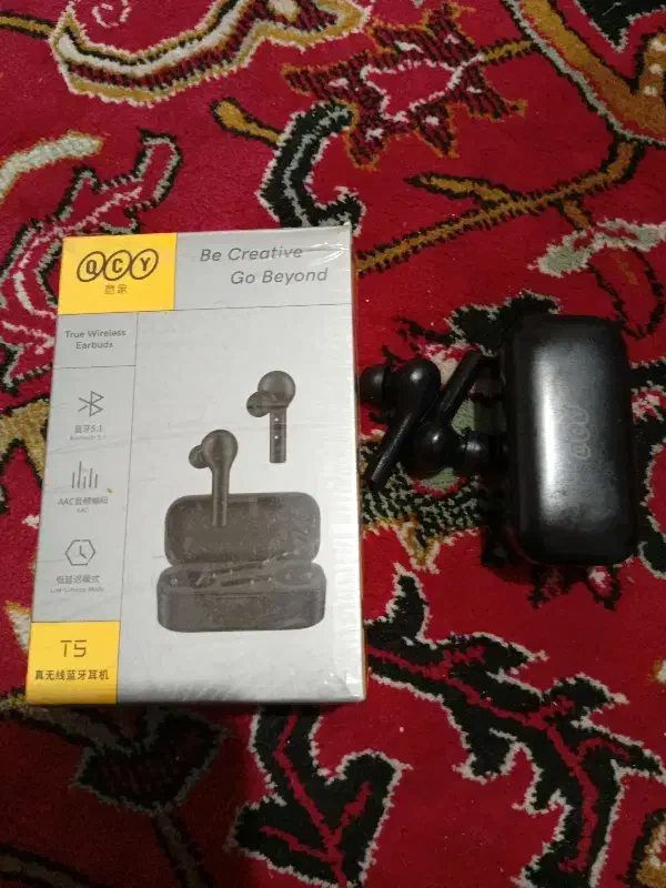 هندزفری بلوتوثی QCY کامل سالم با کوتی|پخش‌کننده همراه|تبریز, |دیوار