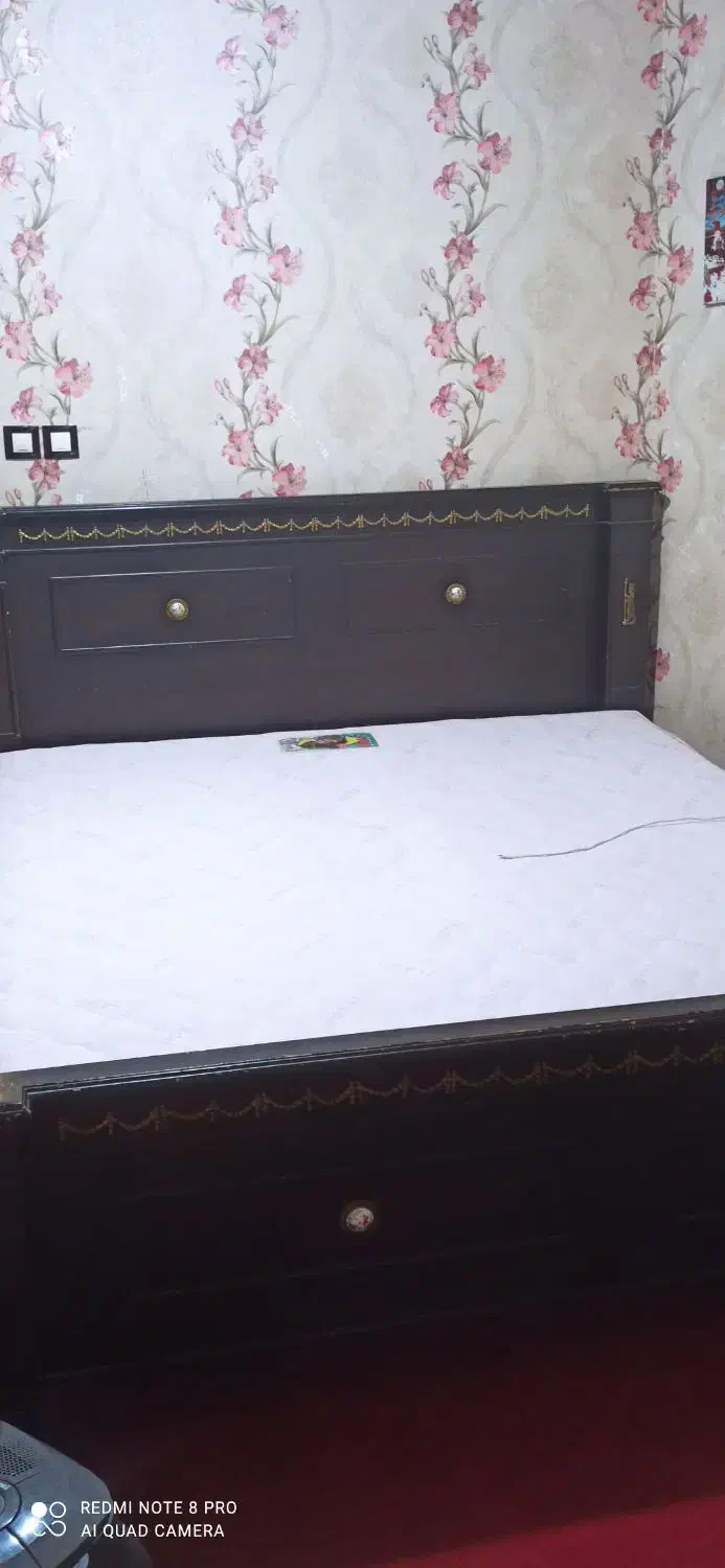 تخت خواب دو نفره|تخت و سرویس خواب|اهر, |دیوار