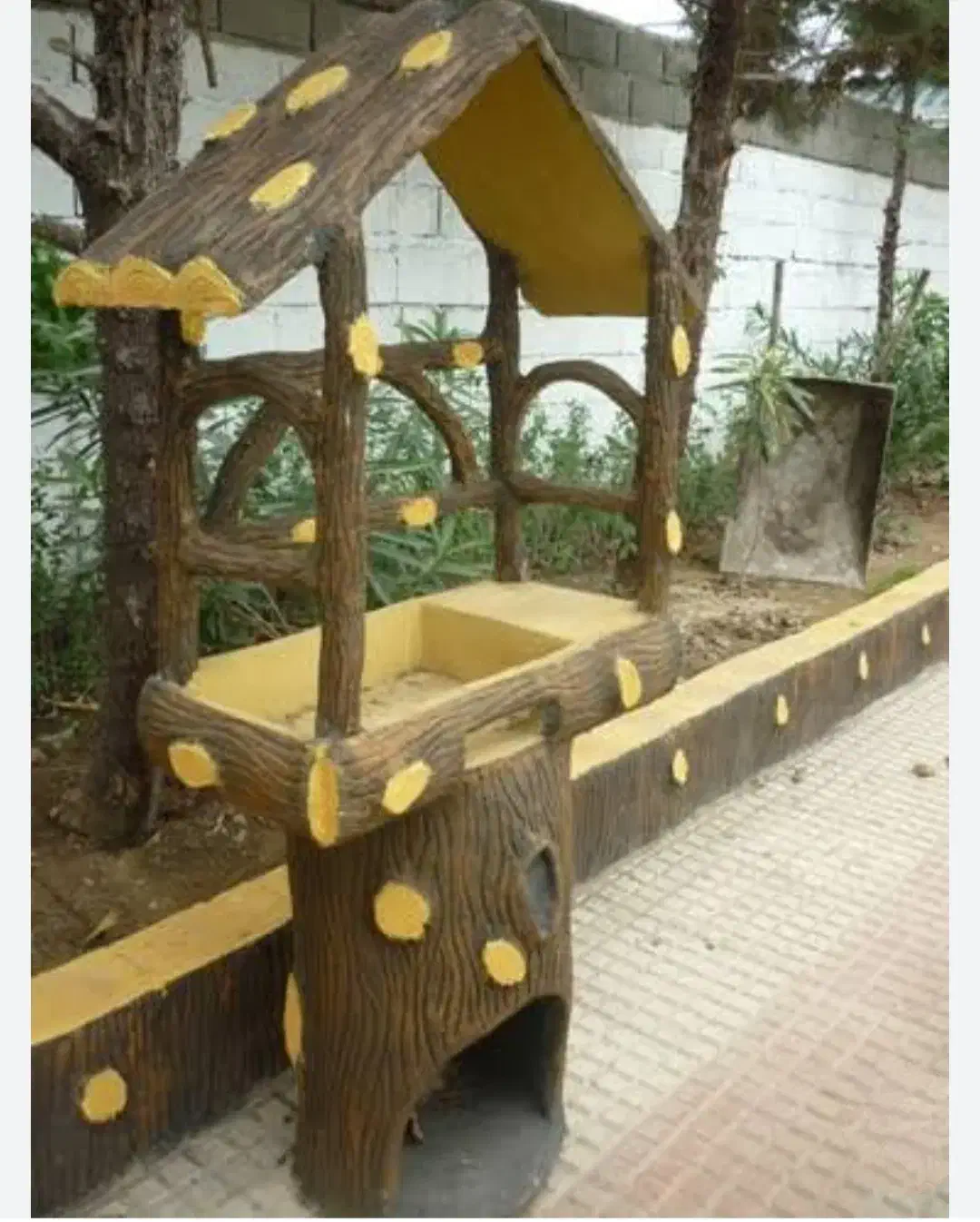 آلاچیق ،کباب پز،ابنما و نرده سیمانی|حراج|ساری, |دیوار