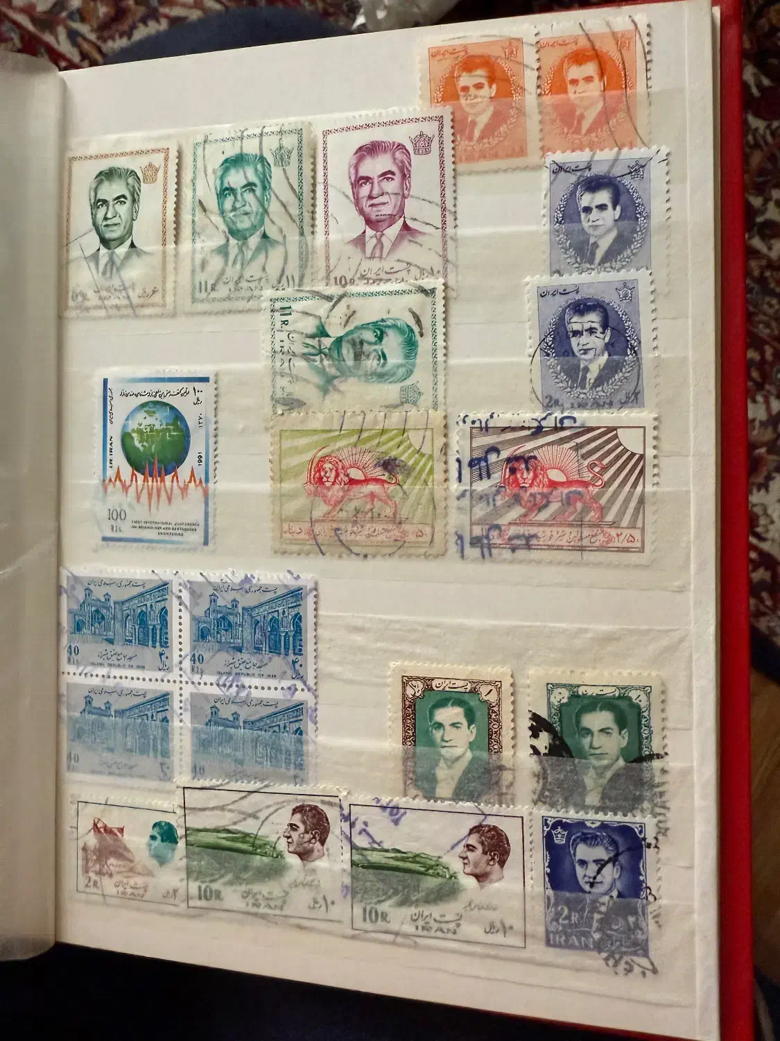 آلبوم تمبر|کلکسیون سکه، تمبر، اسکناس|اصفهان, باغ دریاچه|دیوار