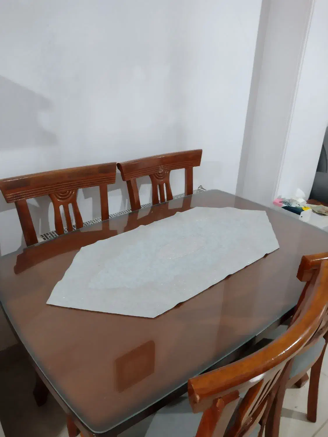 میز نهارخوری چهار نفره|میز و صندلی غذاخوری|قم, پردیسان|دیوار