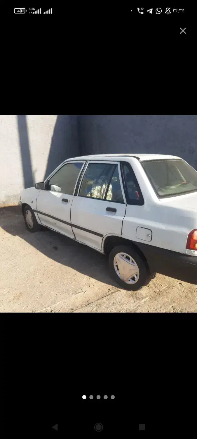 پراید مدل 82 سفید|خودرو سواری و وانت|قنوات, |دیوار