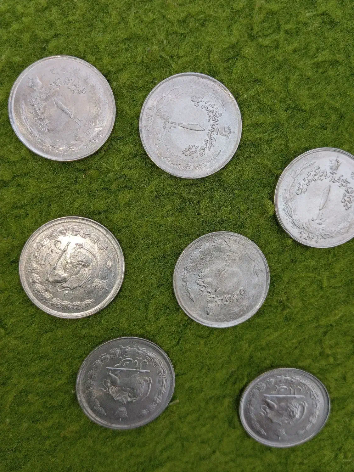 سکه های یک ریالی|کلکسیون سکه، تمبر، اسکناس|تهران, بیسیم|دیوار