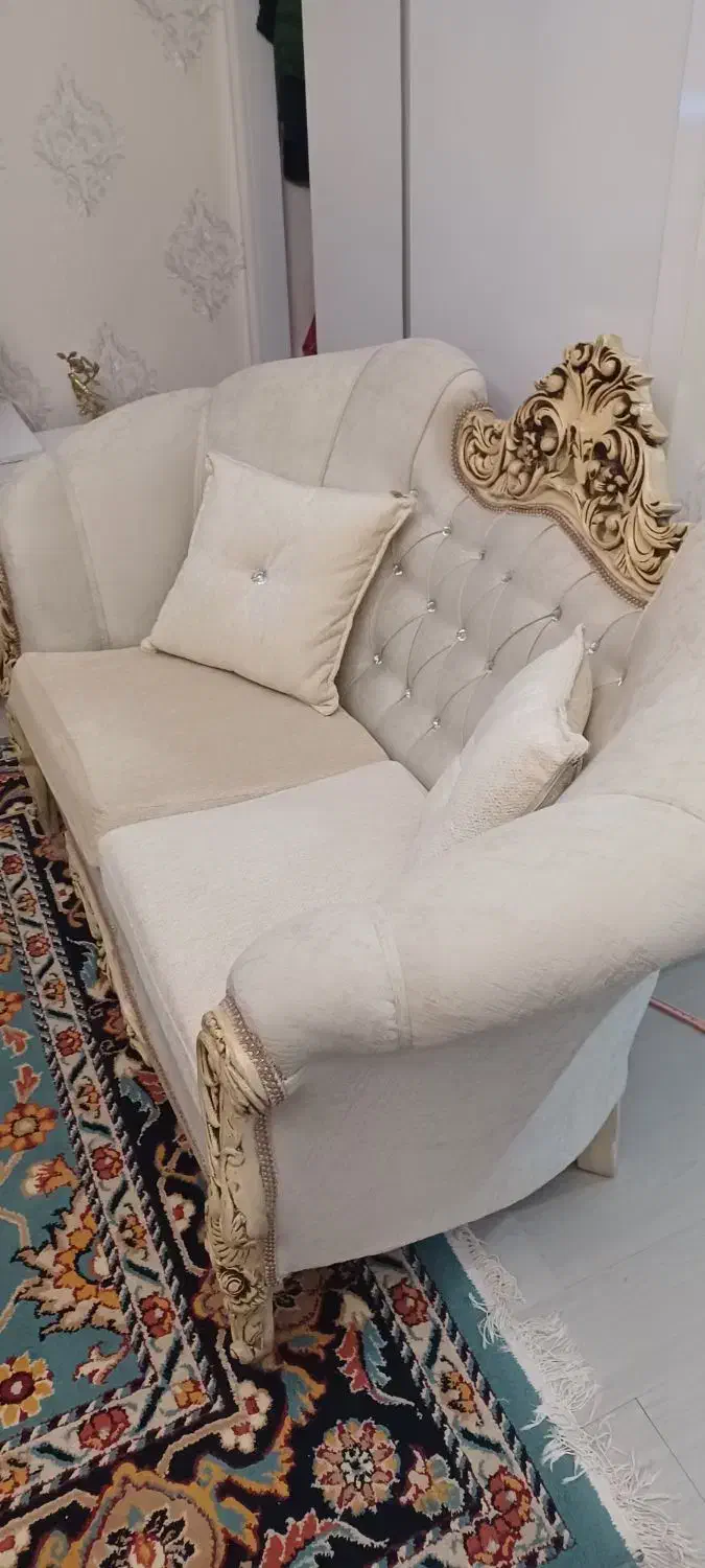 مبل ۷ نفره در حد نو|مبلمان خانگی و میز عسلی|آستارا, |دیوار