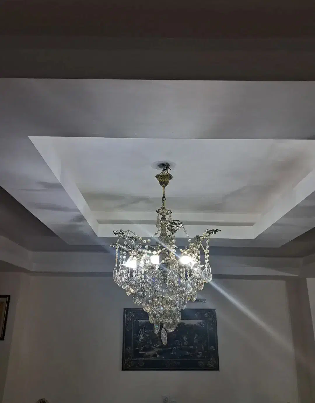 لوستر سالم و نو|لوستر و چراغ آویز|قزوین, |دیوار