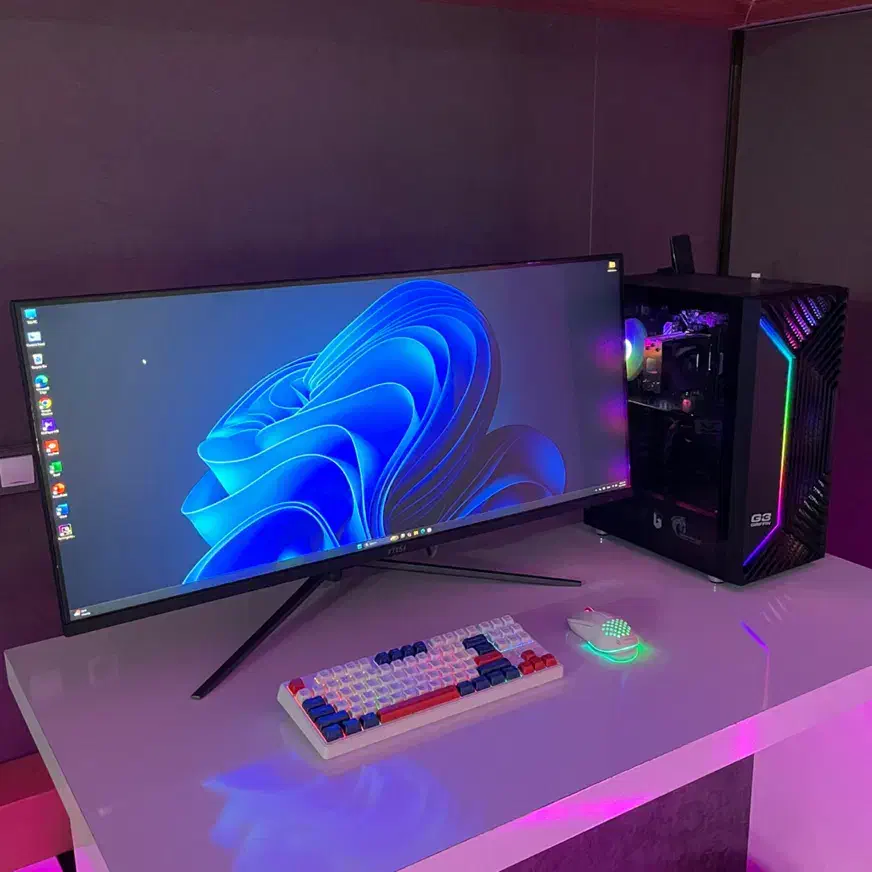 ستآپ کامپیوتر MSI 40Inch UWQHD i5 13400F RX580|رایانه رومیزی|بوشهر, |دیوار