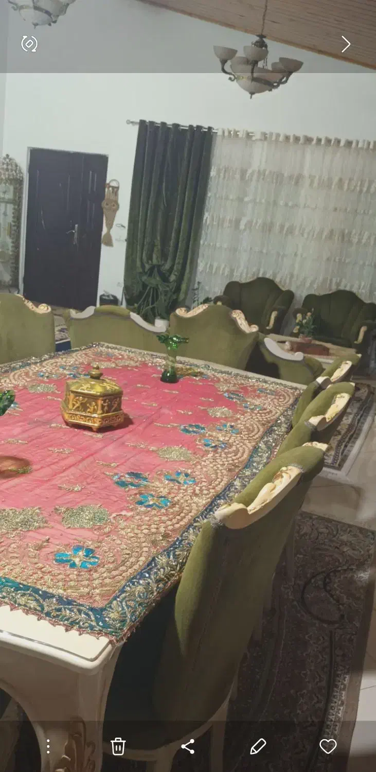 سرویس مبلمان7 و نهارخوری 8نفره|مبلمان خانگی و میز عسلی|سلمان‌شهر, |دیوار