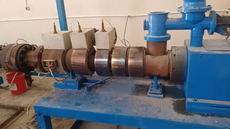 فروش  دو خط تولید لوله پولیکا ریز و درشت|ماشین‌آلات صنعتی|ابرکوه, |دیوار