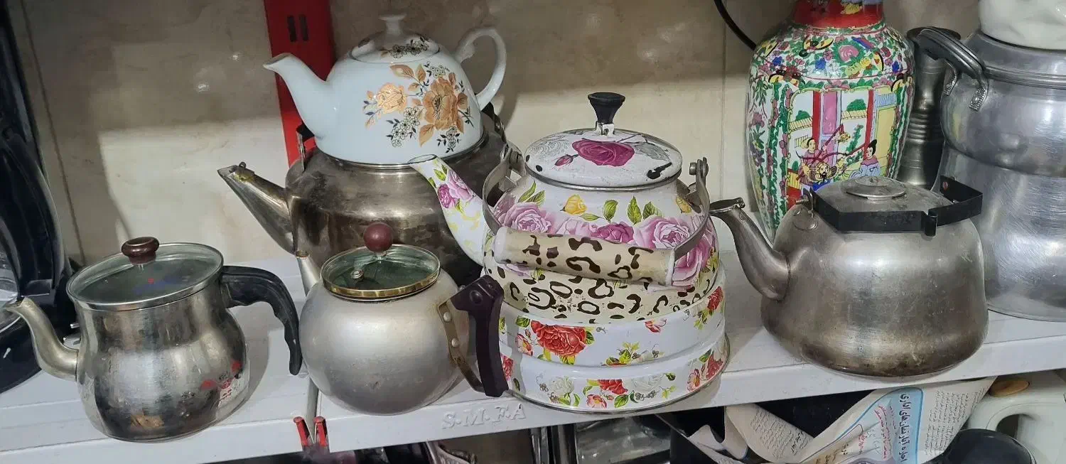 کتری  قوری استیل سالم|قوری، کتری، قهوه‌ساز دستی|اصفهان, امیرعرب|دیوار