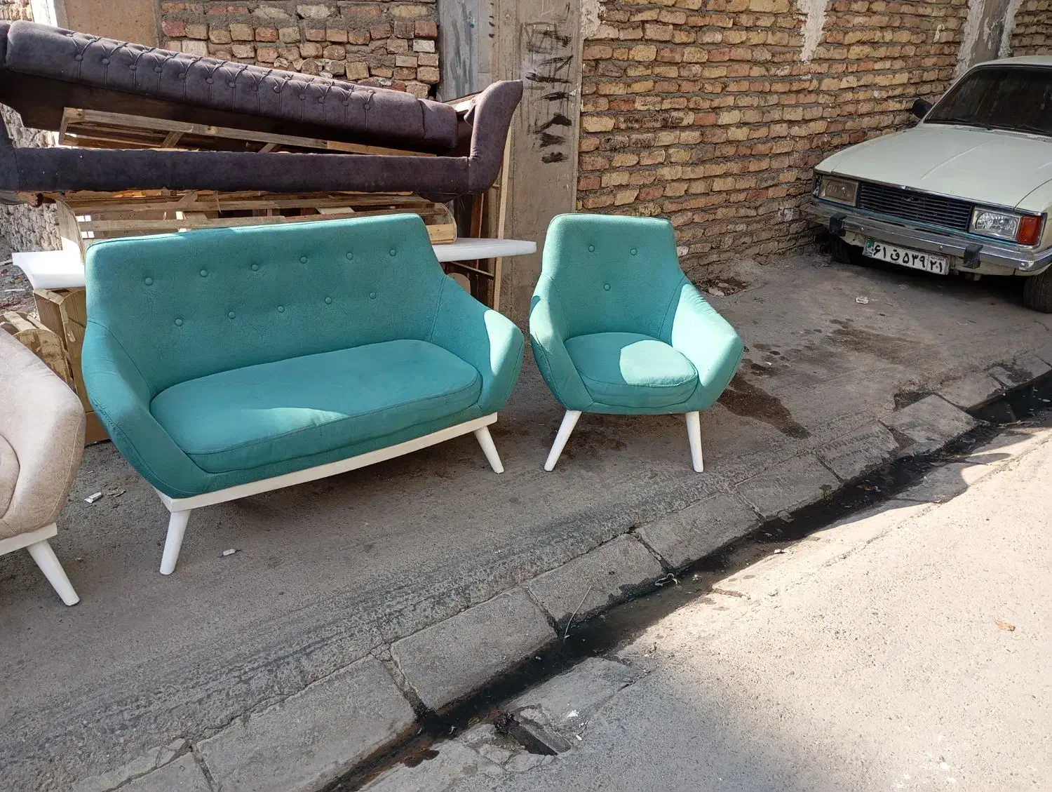 مبل مدل پیکاسو شرکتی 6نفره درحدنو|مبلمان خانگی و میز عسلی|نسیم‌شهر, |دیوار