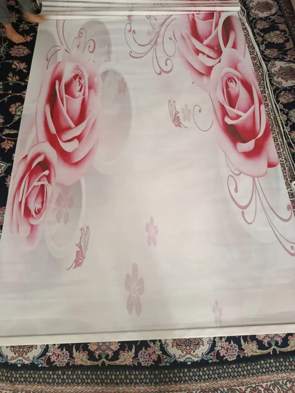 پرده زبرا سه بعدی کاملا نو و سالم|پرده، رانر، رومیزی|قزوین, |دیوار