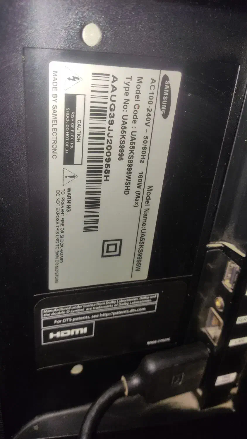 تلویزیون منحنی سامسونگ 55|تلویزیون و پروژکتور|تهران, طرشت|دیوار