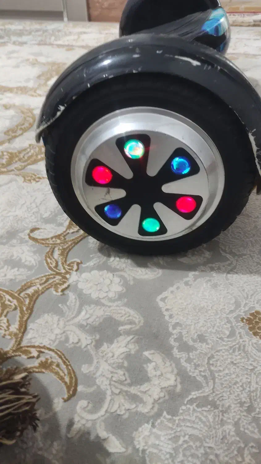 اسکوتر برقی رنگ آب وآتش|دوچرخه، اسکیت، اسکوتر|کرمانشاه, |دیوار