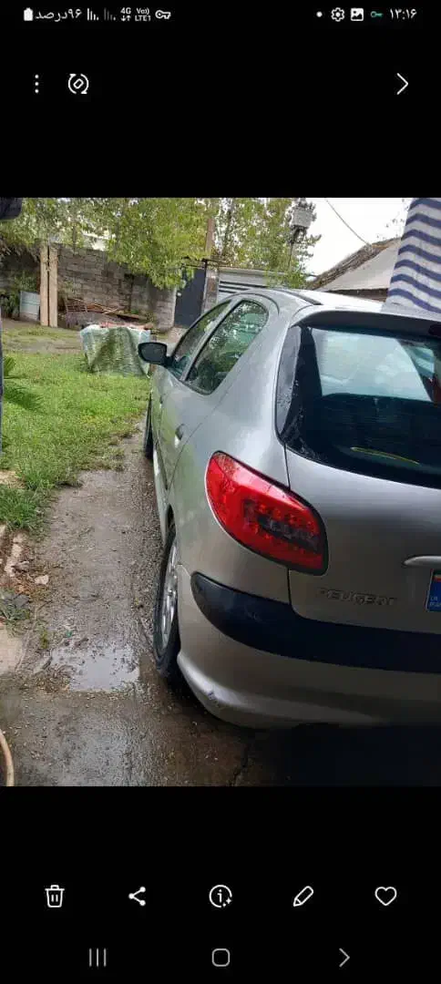 پژو۲۰۶ مدل ۸۲ تمیز وسرحال|خودرو سواری و وانت|خشکبیجار, |دیوار