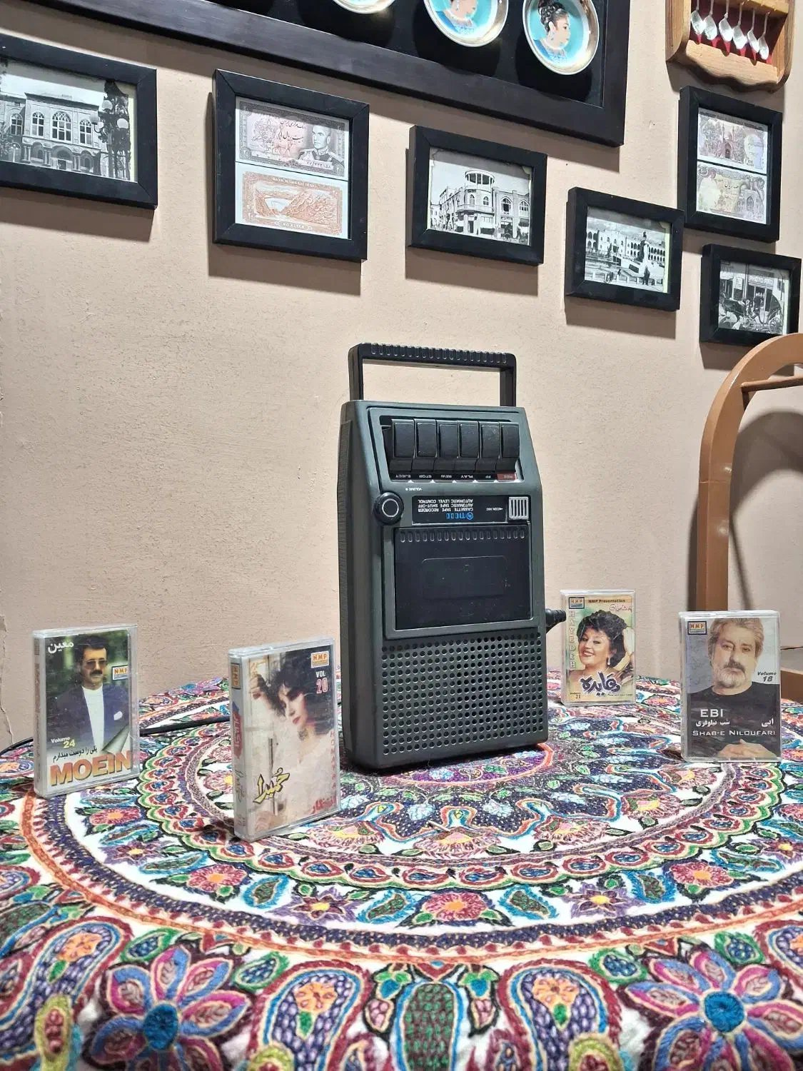 ضبط کاست خبرنگاری|کلکسیون اشیاء عتیقه|رفسنجان, |دیوار