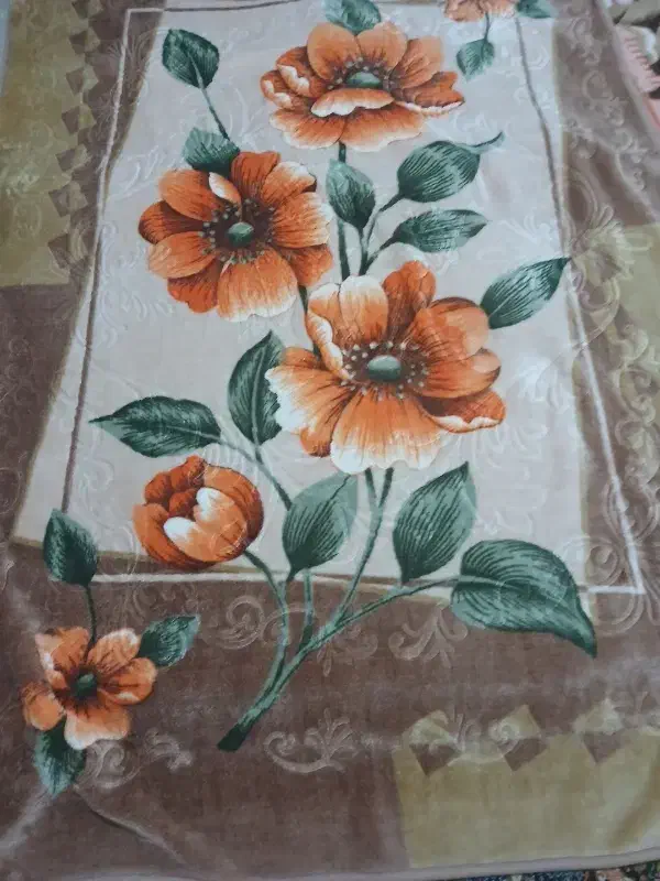 پتو گل بافت نو|رختخواب، بالش، پتو|بجنورد, |دیوار