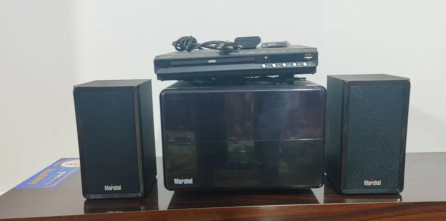 ست DVD و اسیپکر مارشال|سیستم صوتی خانگی|ارومیه, |دیوار