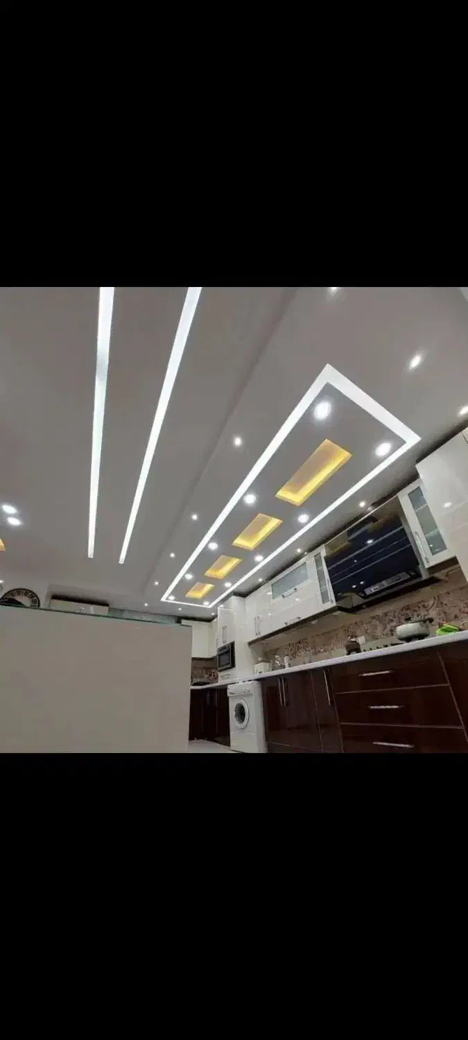 اجرای کناف دامپا تایل نرده استیل|خدمات پیشه و مهارت|شیراز, گویم|دیوار