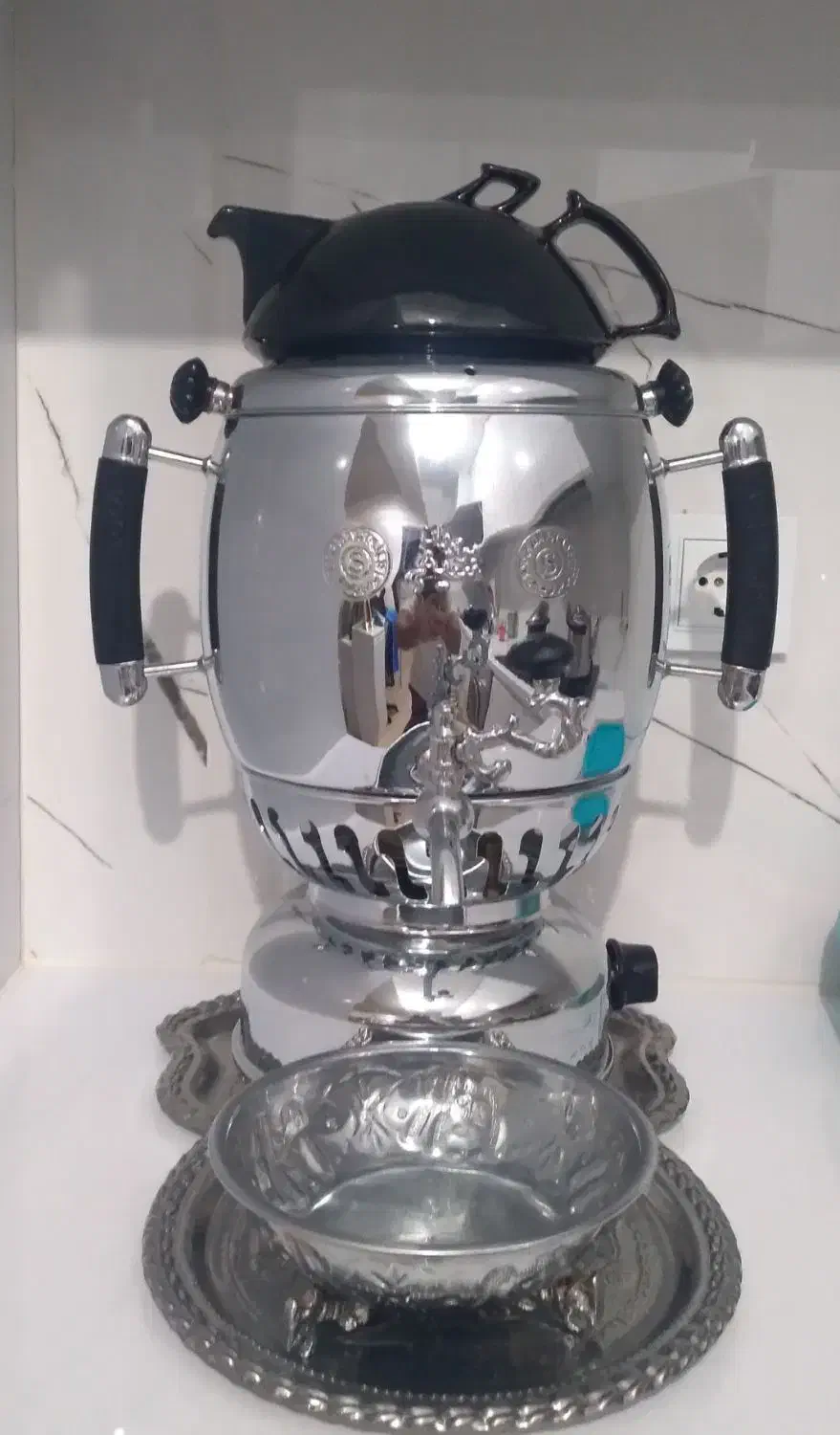 سماور ۷لیتری|سماور، چای‌ساز، قهوه‌ساز|رشت, یخسازی|دیوار