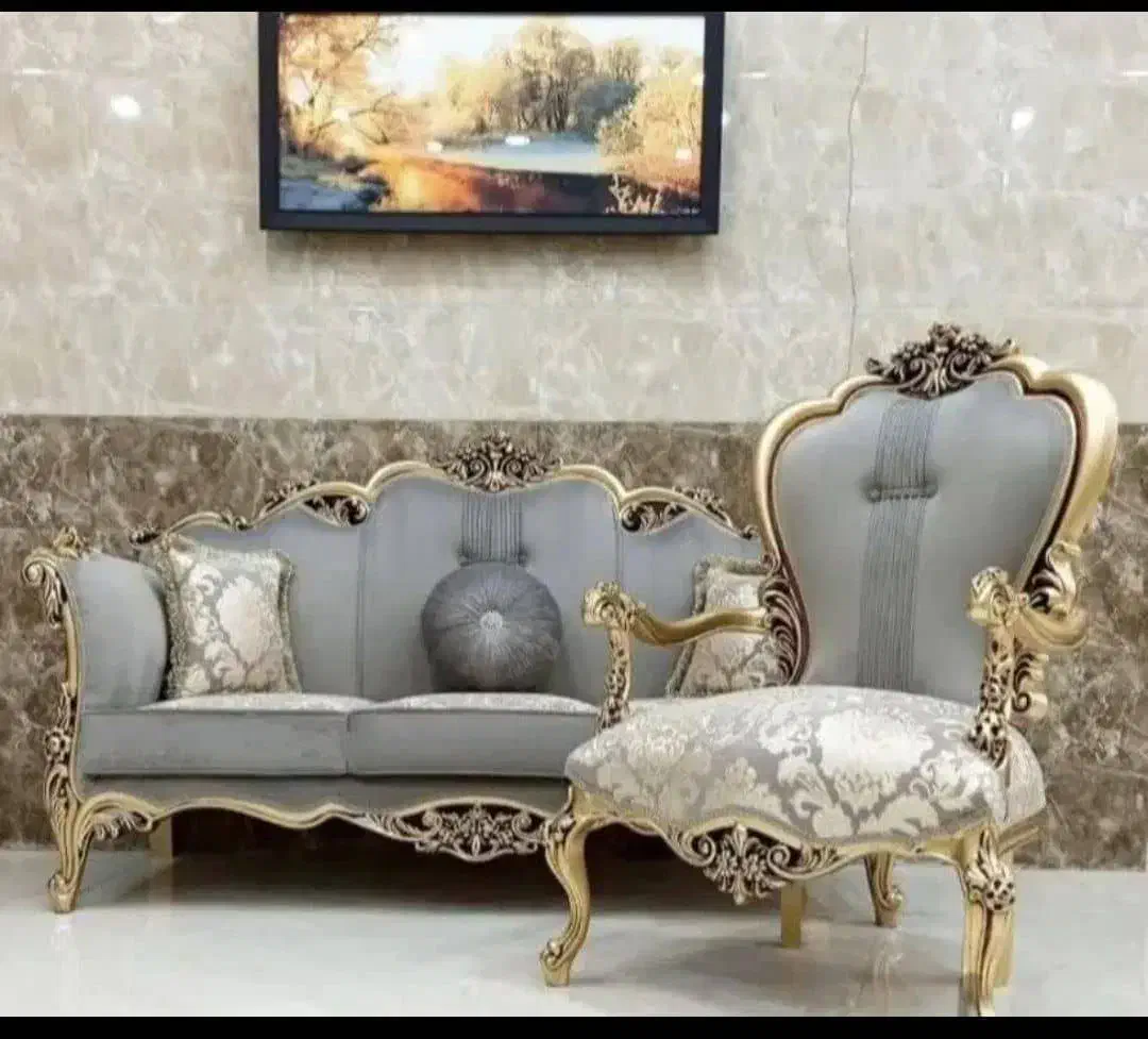 مبل کویین فرانسوی/ نئوکلاسیک/ سلطنتی/دیاموند|مبلمان خانگی و میز عسلی|قشم, |دیوار