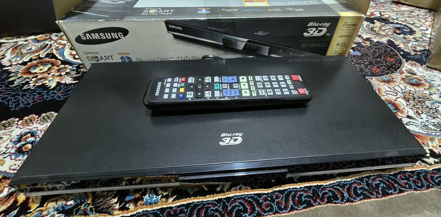 دی وی دی  سامسونگ DVD Player  3D|پخش‌کننده DVD و ویدیو|گلستان (تهران), |دیوار