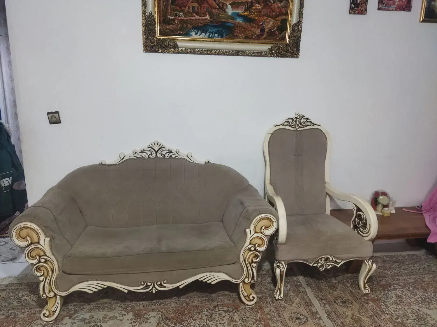 مبل 7نفر|مبلمان خانگی و میز عسلی|مشهد, حضرت حجت|دیوار