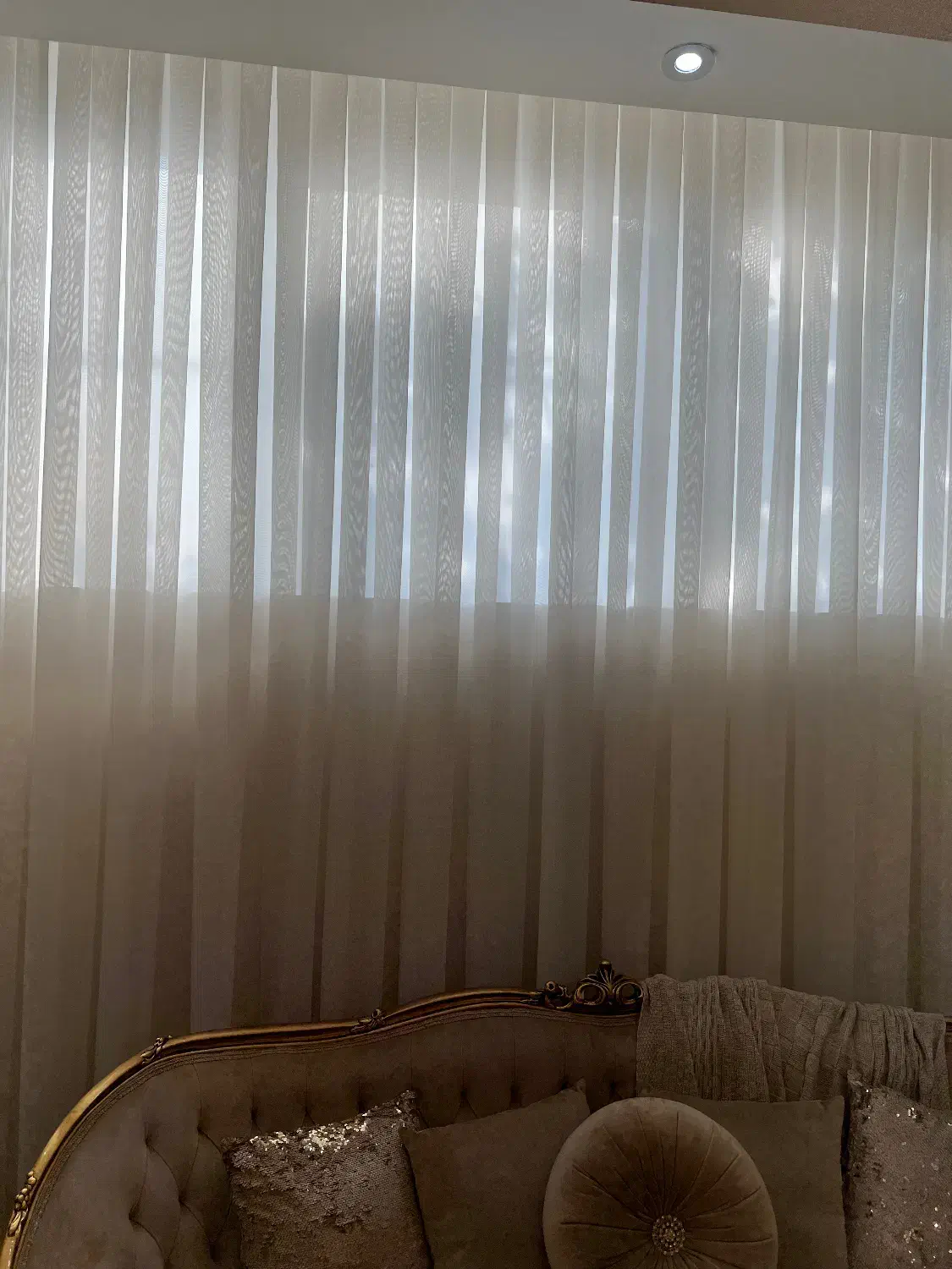 پرده حریر۴/۵متر|پرده، رانر، رومیزی|تبریز, |دیوار