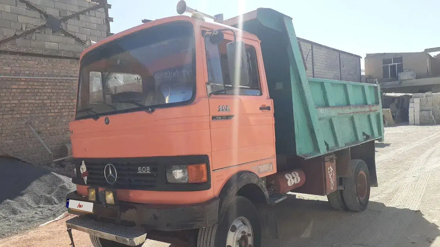 خاور بنز کمپرسی ۶۰۸|خودرو سنگین|ملارد, |دیوار