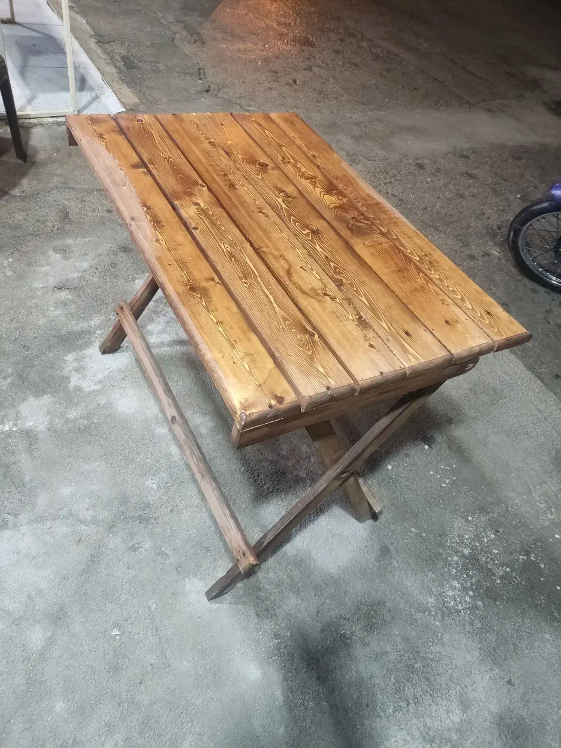 میز چوبی تاشو ۴ عدد|میز و صندلی غذاخوری|بوشهر, |دیوار