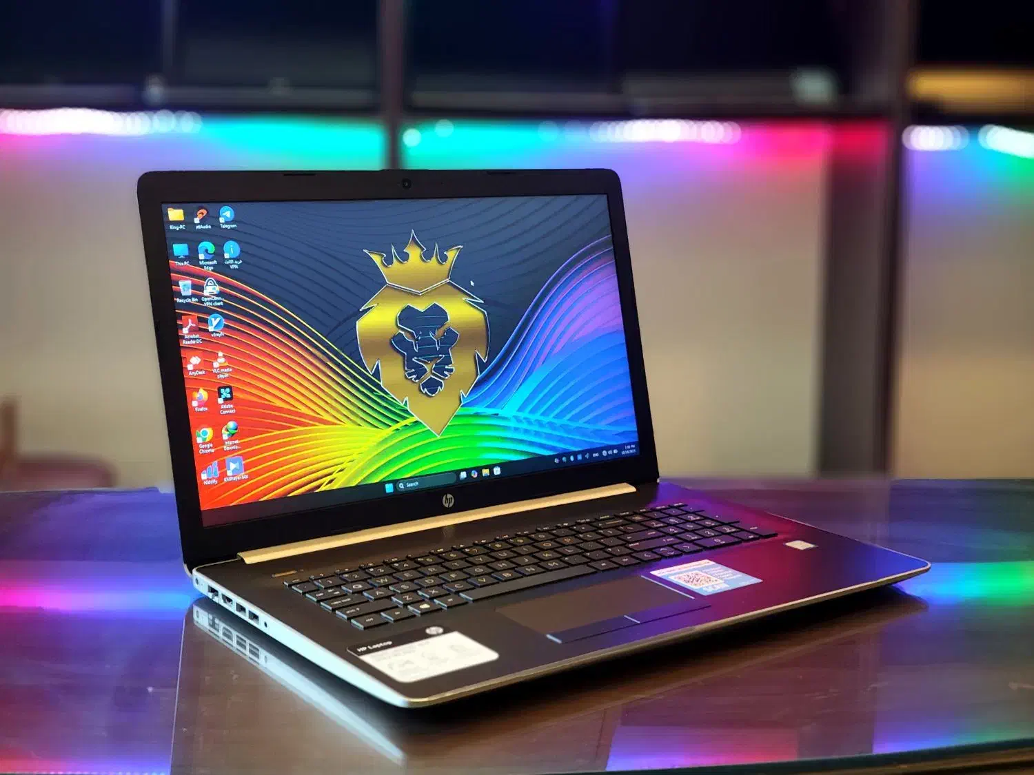 لپتاپ مدیریتی 17اینچ hp نسل8 فول آپشن ویندوز 11|رایانه همراه|تهران, میدان ولیعصر|دیوار