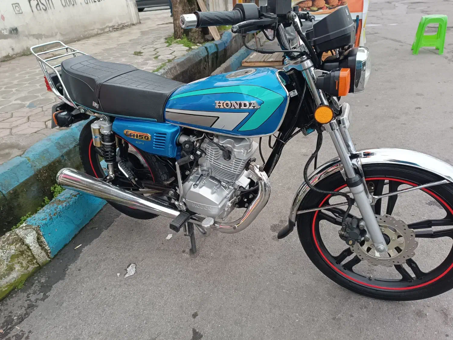 هندا 150 در حد صفر|موتورسیکلت|بندر انزلی, باغ زمانی|دیوار