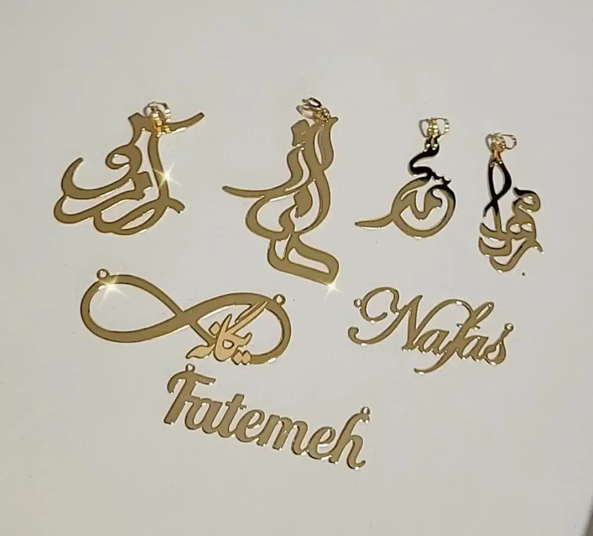پلاک اسم طلا مستقیم از تولیدکننده اصفهان|جواهرات|اصفهان, خرم|دیوار