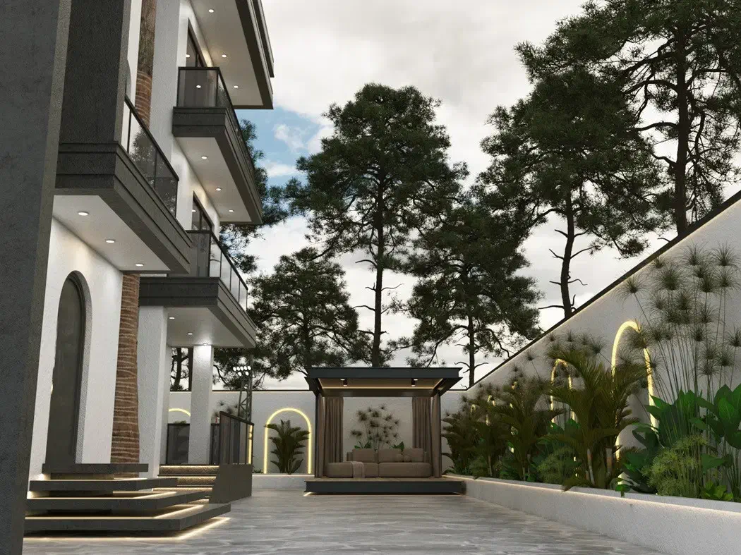 نقشه معماری ویلااسکلت بتنی فلزی طراحی سازه ساختمان|خدمات پیشه و مهارت|نوشهر, |دیوار