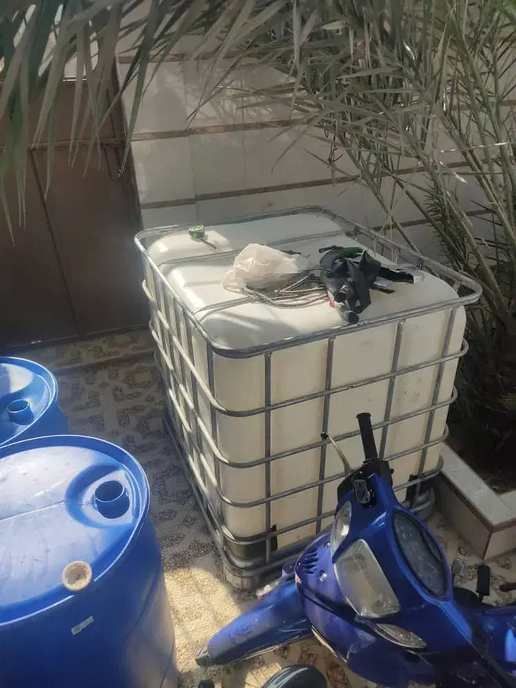 بشکه منبع مخزن درام تانکی مغزن|مصالح و تجهیزات ساختمان|بندر دیر, |دیوار