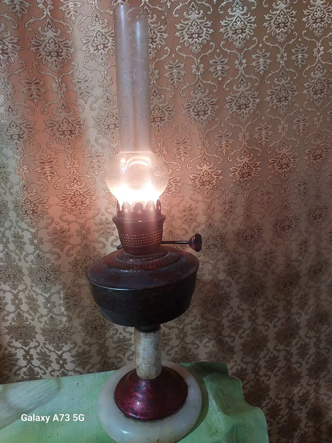 چراغ گرد سوز قدیمی|لامپ و چراغ|زابل, |دیوار