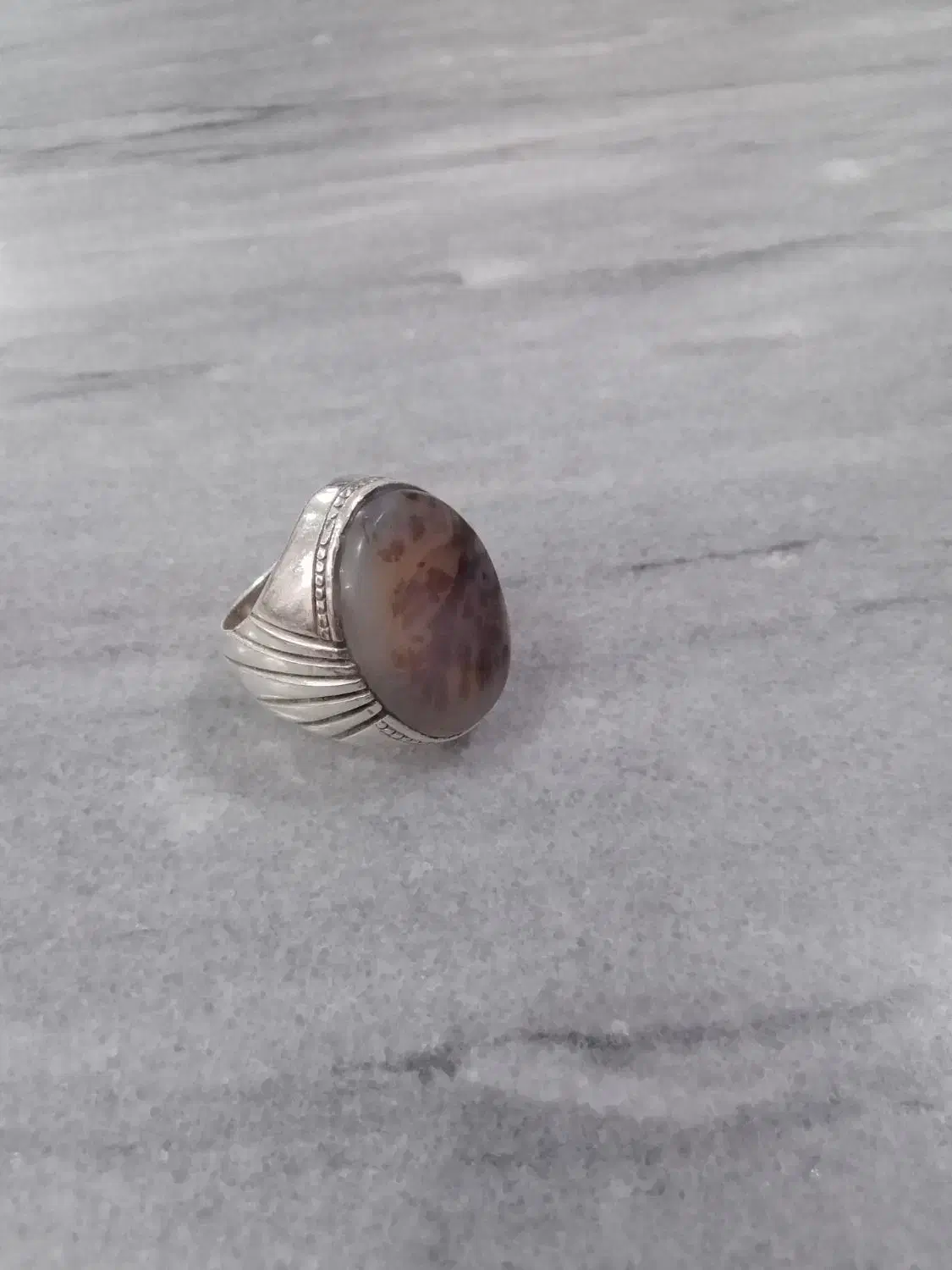 انگشتر نقره|جواهرات|گیلان غرب, |دیوار