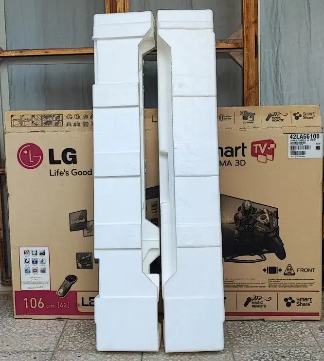 کارتن تلوزیون|تلویزیون و پروژکتور|برخوار, |دیوار