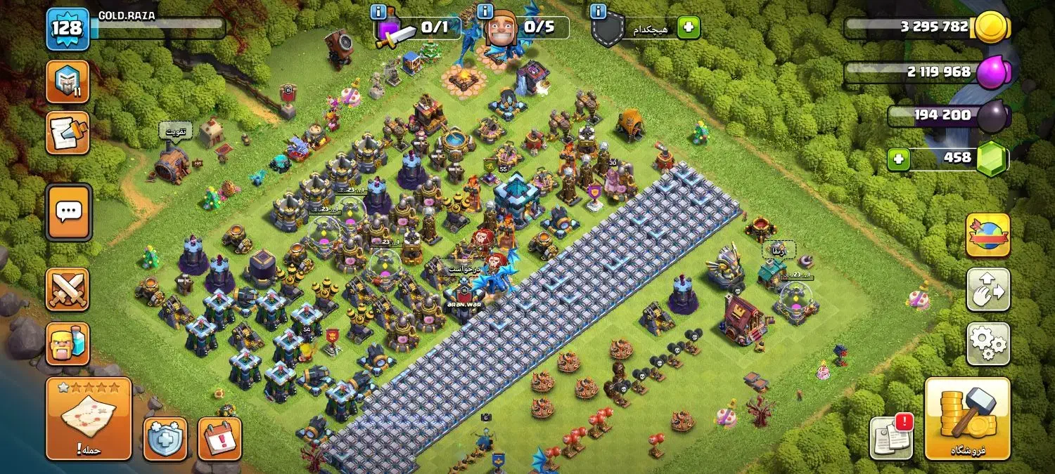 اکانت کلش اف کلنز تان 13|کنسول، بازی ویدئویی و آنلاین|کاشمر, |دیوار