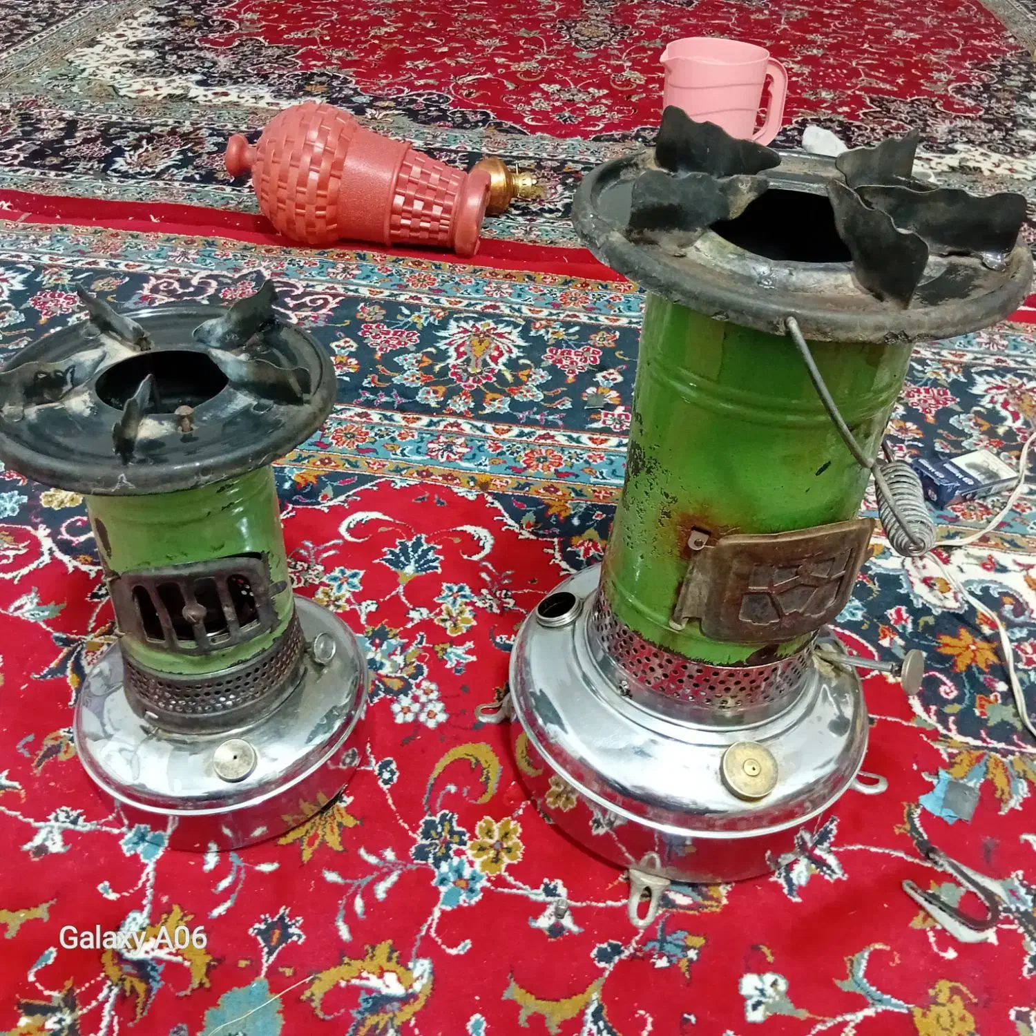 فروش دو عدد چراغ نفتی|کلکسیون اشیاء عتیقه|مبارکه, |دیوار