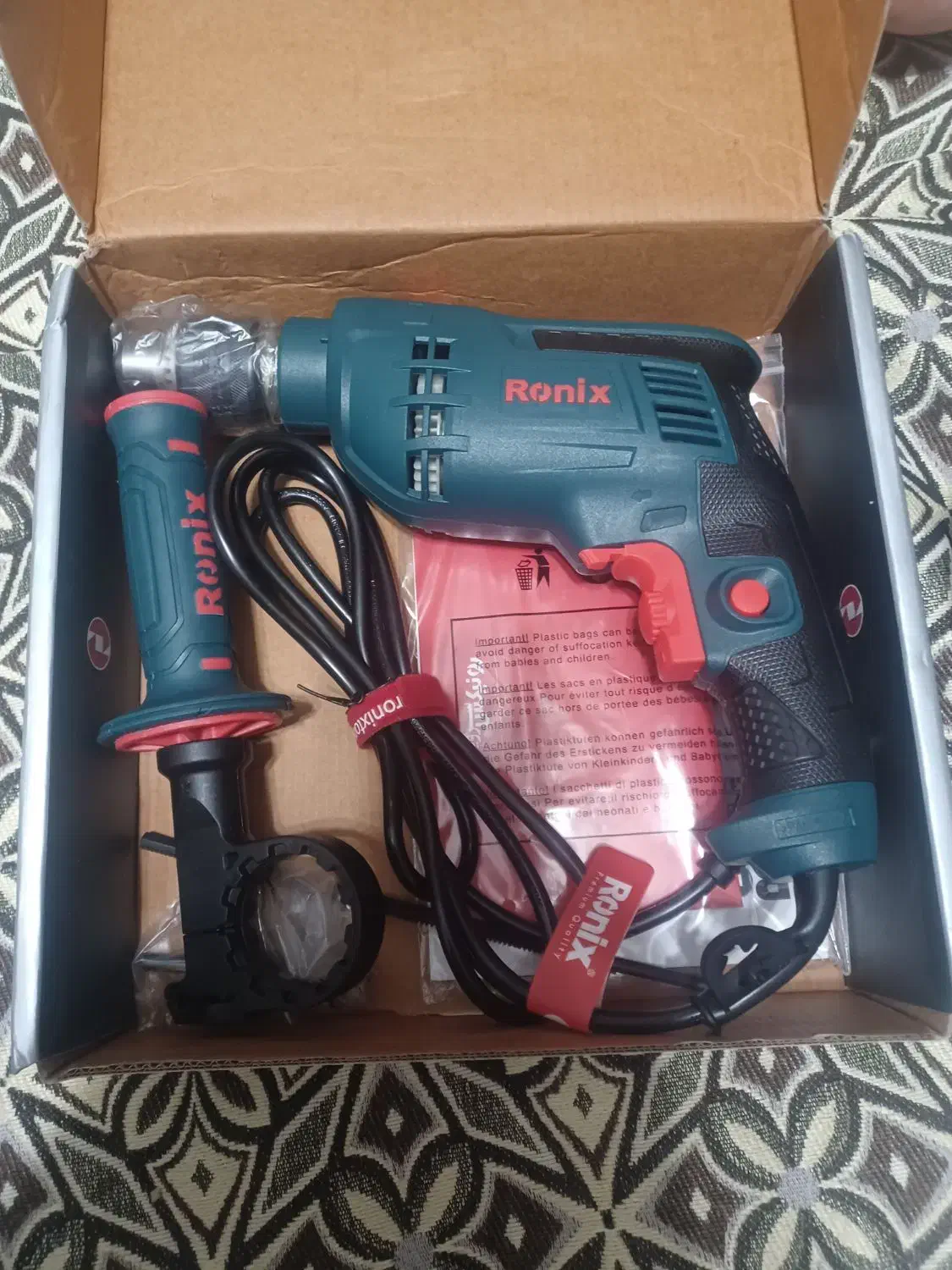 دریل چکشی رونیکس|ابزارآلات|قروه, |دیوار