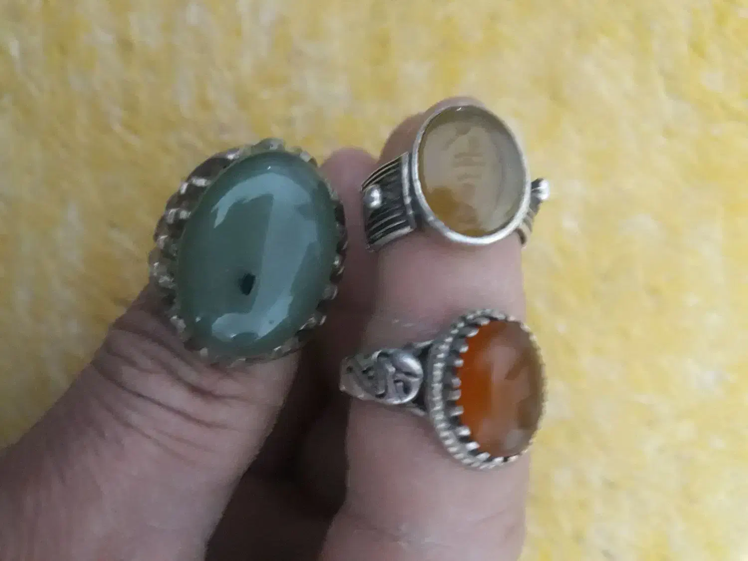 انگشتر نقره|کلکسیون اشیاء عتیقه|قروه, |دیوار