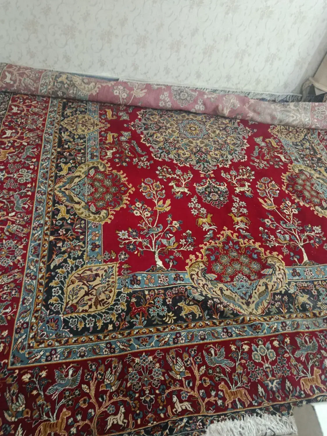 فرش 12متری خیلی خیلی تمیز 2عدد|فرش|سمنان, |دیوار