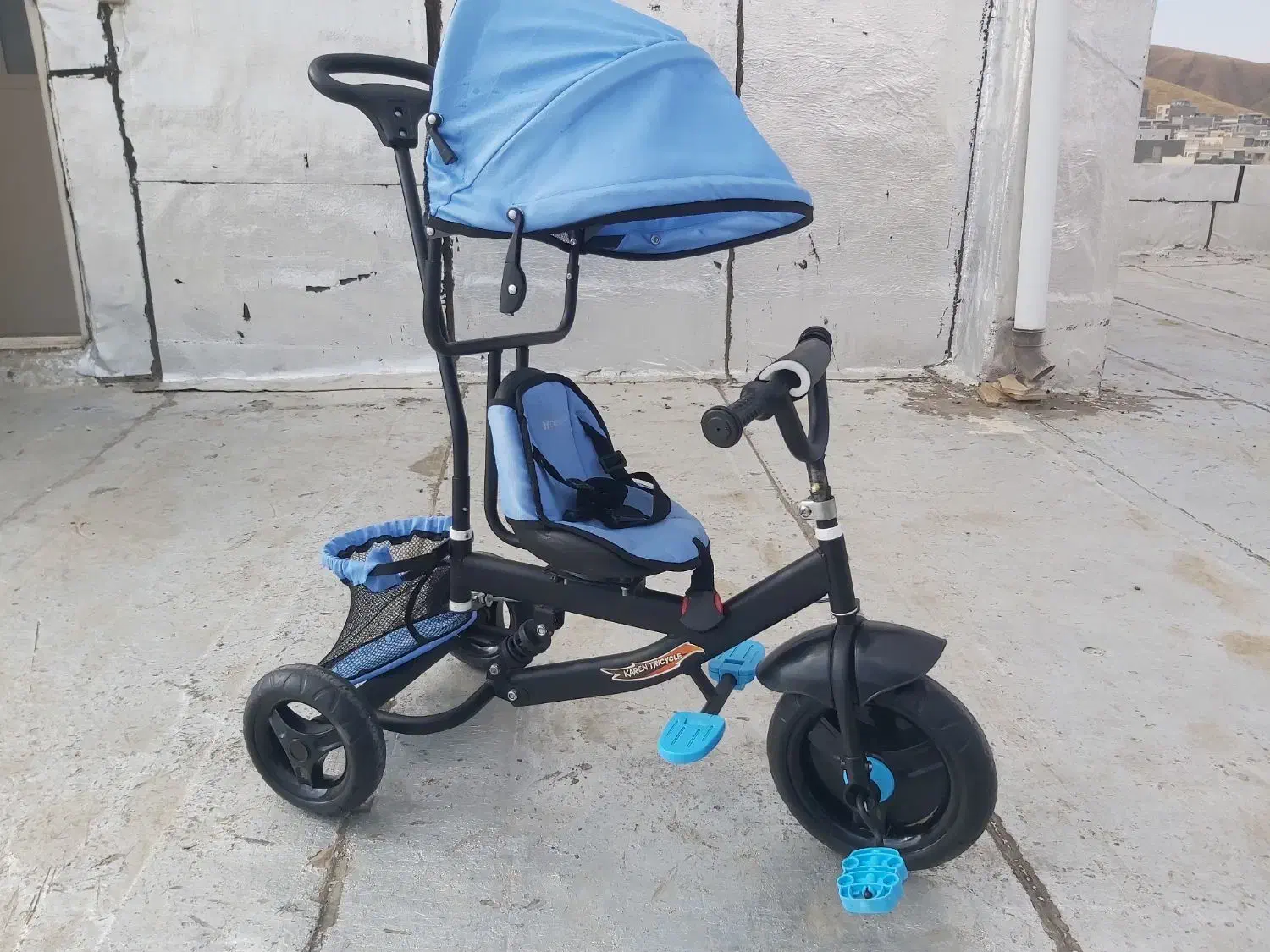 سه چرخه کودک دلیجان مدل کارن در حد نو|دوچرخه، اسکیت، اسکوتر|سنندج, |دیوار