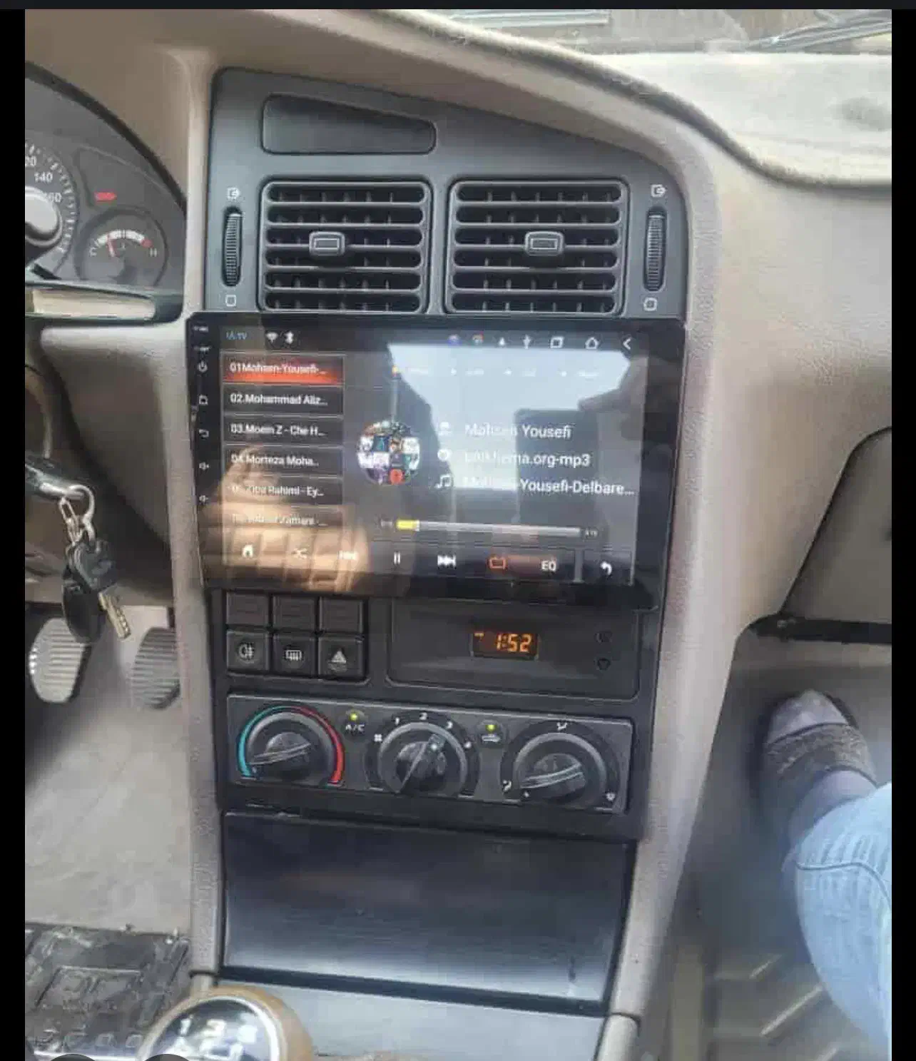 مانیتور ۴۰۵ داشبور قدیم با دوربین دنده عقب ونصب|قطعات یدکی و لوازم جانبی|بم, |دیوار