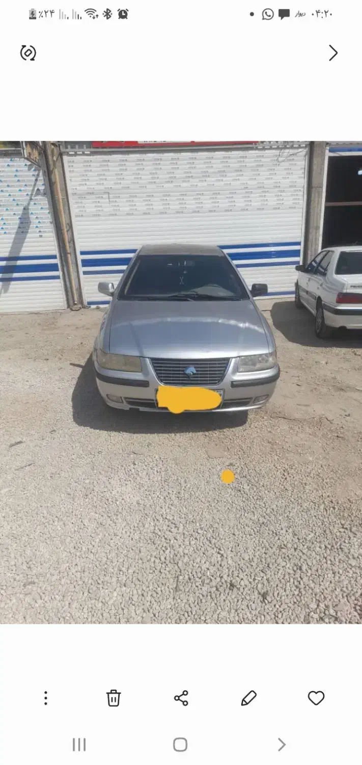 سمند مدل ۸۵ تقویتی|خودرو سواری و وانت|شیراز, دارالرحمه|دیوار