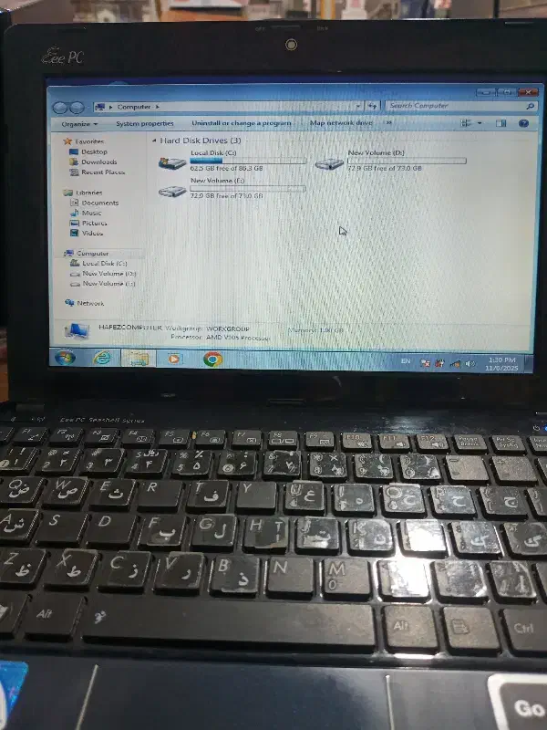 مینی لپتاپ asus|رایانه همراه|اراک, |دیوار