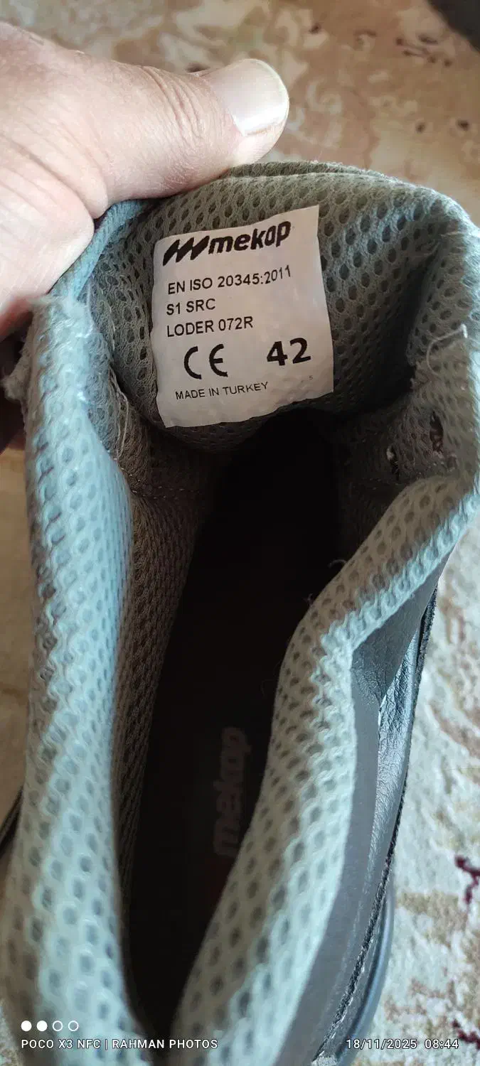 نیم بوت چرم مارکmekap ترکیه|کیف، کفش، کمربند|ماکو, |دیوار